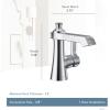 imageMoen S6981 Flara OneHandle Single Hole Bathroom Faucet with Drain Assembly ChromeChrome