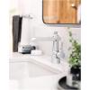imageMoen S6981 Flara OneHandle Single Hole Bathroom Faucet with Drain Assembly ChromeChrome