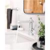 imageMoen S6981 Flara OneHandle Single Hole Bathroom Faucet with Drain Assembly ChromeChrome