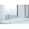 imageMoen T393BG Align 2Handle Deck Mount Modern Roman Tub Faucet Trim Kit Valve Required Brushed GoldChrome