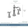 imageMoen TS42114ORB Weymouth TwoHandle Widespread Cross Handle Bathroom Faucet Trim Kit Valve Required Oil Rubbed BronzeChrome