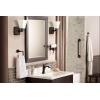 imageMoen Voss Oil Rubbed Bronze OneHandle HighArc Bathroom Faucet with Drain Assembly for SingleHole Sink 6903ORBBronze