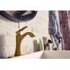 imageMoen Voss Oil Rubbed Bronze OneHandle HighArc Bathroom Faucet with Drain Assembly for SingleHole Sink 6903ORBGold