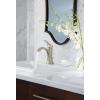 imageMoen Voss Oil Rubbed Bronze OneHandle HighArc Bathroom Faucet with Drain Assembly for SingleHole Sink 6903ORBNickel