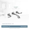 imageMoen Voss Oil Rubbed Bronze TwoHandle Wall Mount Bathroom Faucet Trim Kit Valve Required T6906ORBBronze