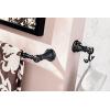 imageMoen YB8424BG Weymouth 24Inch Single Towel Bar Brushed GoldMatte Black
