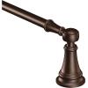 imageMoen YB8424BG Weymouth 24Inch Single Towel Bar Brushed GoldOil Rubbed Bronze