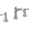 imageMoen Belfield Oil Rubbed Bronze TwoHandle 8Inch Widespread Bathroom Faucet Trim Kit Valve Required T6405ORBChrome