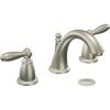 imageMoen Brantford OilRubbed Bronze TwoHandle Widespread Bathroom Faucet Trim Kit Bathroom Faucets for Sink 3hole Deck Mounted Setup Valve Required T6620ORBBrushed Nickel