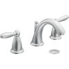 imageMoen Brantford OilRubbed Bronze TwoHandle Widespread Bathroom Faucet Trim Kit Bathroom Faucets for Sink 3hole Deck Mounted Setup Valve Required T6620ORBChrome