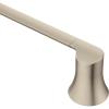 imageMoen Doux Matte Black 24Inch Single Towel Bar YB0224BLBrushed Nickel