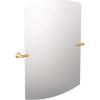 imageMoen Flara Chrome Modern Square 28quot W x 3775quot H Tilting Wall Mount Bathroom Mirror YB0392CHBrushed Gold