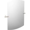 imageMoen Flara Chrome Modern Square 28quot W x 3775quot H Tilting Wall Mount Bathroom Mirror YB0392CHBrushed Nickel