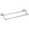 imageMoen YB0322CH Flara 24Inch Double Towel Bar ChromePolished Nickel