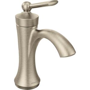 imageMoen 4500ORB Wynford One Handle Single Hole Traditional Bathroom Faucet OilRubbed BronzeBrushed Nickel