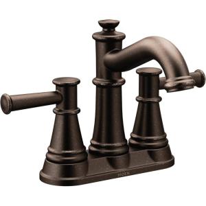 imageMoen 6401ORB Belfield TwoHandle Centerset Bathroom Faucet Oil Rubbed Bronze