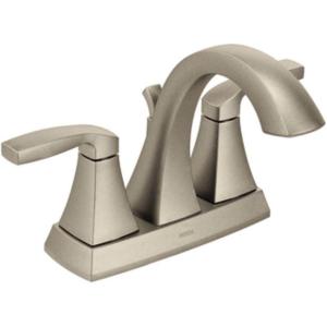 imageMoen 6901ORB Voss TwoHandle HighArc Centerset Bathroom Faucet with Drain Assembly OilRubbed BronzeNickel