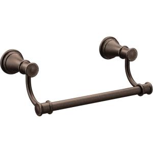 imageMoen Belfield Oil Rubbed Bronze 9Inch Bathroom Hand Towel Bar YB6486ORBOil Rubbed Bronze