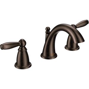 imageMoen Brantford OilRubbed Bronze TwoHandle Widespread Bathroom Faucet Trim Kit Bathroom Faucets for Sink 3hole Deck Mounted Setup Valve Required T6620ORBOil Rubbed Bronze