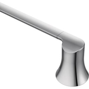 imageMoen Doux Matte Black 24Inch Single Towel Bar YB0224BLChrome