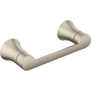 imageMoen Doux Matte Black Pivoting Toilet Paper Holder YB0208BLBrushed Nickel