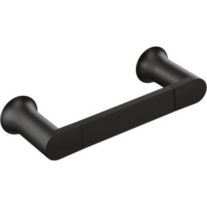 imageMoen Genta LX Brushed Nickel Modern 24Inch Single Wall Mounted Towel Bar for Kitchen or Bathroom BH3824BNMatte Black