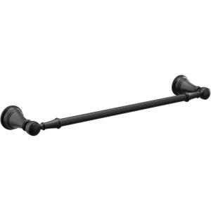 imageMoen YB8424BG Weymouth 24Inch Single Towel Bar Brushed GoldMatte Black