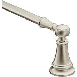 imageMoen YB8424BG Weymouth 24Inch Single Towel Bar Brushed GoldPolished Nickel
