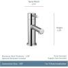 imageMoen 6190BG Align One Handle Modern Bathroom Faucet with Drain Assembly and Optional Deckplate Brushed GoldMatte Black
