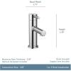 imageMoen 6190BG Align One Handle Modern Bathroom Faucet with Drain Assembly and Optional Deckplate Brushed GoldMatte Black