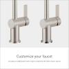 imageMoen 6221 CIA Collection Single Handle Bathroom Sink Faucet ChromeBrushed Nickel