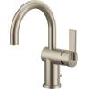 imageMoen 6221 CIA Collection Single Handle Bathroom Sink Faucet ChromeBrushed Nickel