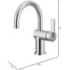 imageMoen 6221 CIA Collection Single Handle Bathroom Sink Faucet ChromeChrome