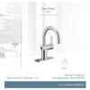 imageMoen 6221 CIA Collection Single Handle Bathroom Sink Faucet ChromeChrome