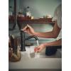 imageMoen 6402BL Belfield OneHandle Bathroom Sink Faucet with Drain Assembly and Optional Deckplate Matte Black