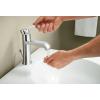 imageMoen 6702BN Genta LX One Handle Single Hole Modern Bathroom Sink Faucet with Optional Deckplate Brushed NickelChrome
