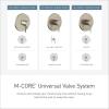 imageMoen Align Brushed Gold MCORE 4Series Thermostatic Shower Trim Valve Required UT4292EPBBGBrushed Gold