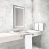 imageMoen Align Chrome OneHandle Single Hole Low Profile Modern Bathroom Faucet with Drain Assembly 6191Brushed Nickel