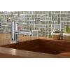 imageMoen Align Chrome OneHandle Single Hole Low Profile Modern Bathroom Faucet with Drain Assembly 6191Chrome