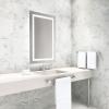 imageMoen Align Chrome OneHandle Single Hole Low Profile Modern Bathroom Faucet with Drain Assembly 6191Chrome