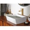 imageMoen Align Chrome OneHandle Single Hole Modern Vessel Sink Bathroom Faucet 6192Brushed Gold
