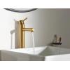 imageMoen Align Chrome OneHandle Single Hole Modern Vessel Sink Bathroom Faucet 6192Brushed Gold