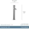 imageMoen Align Chrome OneHandle Single Hole Modern Vessel Sink Bathroom Faucet 6192Brushed Gold