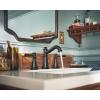 imageMoen Belfield Matte Black TwoHandle Widespread Bathroom Faucet Trim Kit Valve Required T6405BL