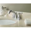 imageMoen Brantford Chrome TwoHandle LowArc Traditional Centerset Bathroom Faucet with Drain Assembly 6610Faucet