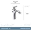 imageMoen Brantford OilRubbed Bronze OneHandle Traditional LowArc Bathroom Faucet with Optional Deckplate and Available Vessel Sink Extension Kit 6600ORBOil Rubbed Bronze