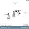 imageMoen Brantford OilRubbed Bronze TwoHandle Widespread Bathroom Sink Faucet for 3Hole Setups with Valve Included TV6620ORB