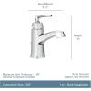 imageMoen Conway Chrome Two Handle Widespread Bathroom Sink Faucet with Valve Included 84926Chrome