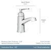 imageMoen Conway Chrome Two Handle Widespread Bathroom Sink Faucet with Valve Included 84926Spot Resist Brushed Nickel