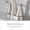 imageMoen Conway Chrome Two Handle Widespread Bathroom Sink Faucet with Valve Included 84926Spot Resist Brushed Nickel